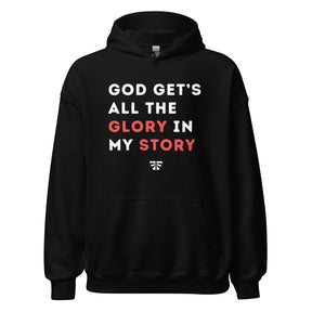 God Get's All The Glory Unisex Hoodie Dark