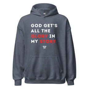 God Get's All The Glory Unisex Hoodie Dark