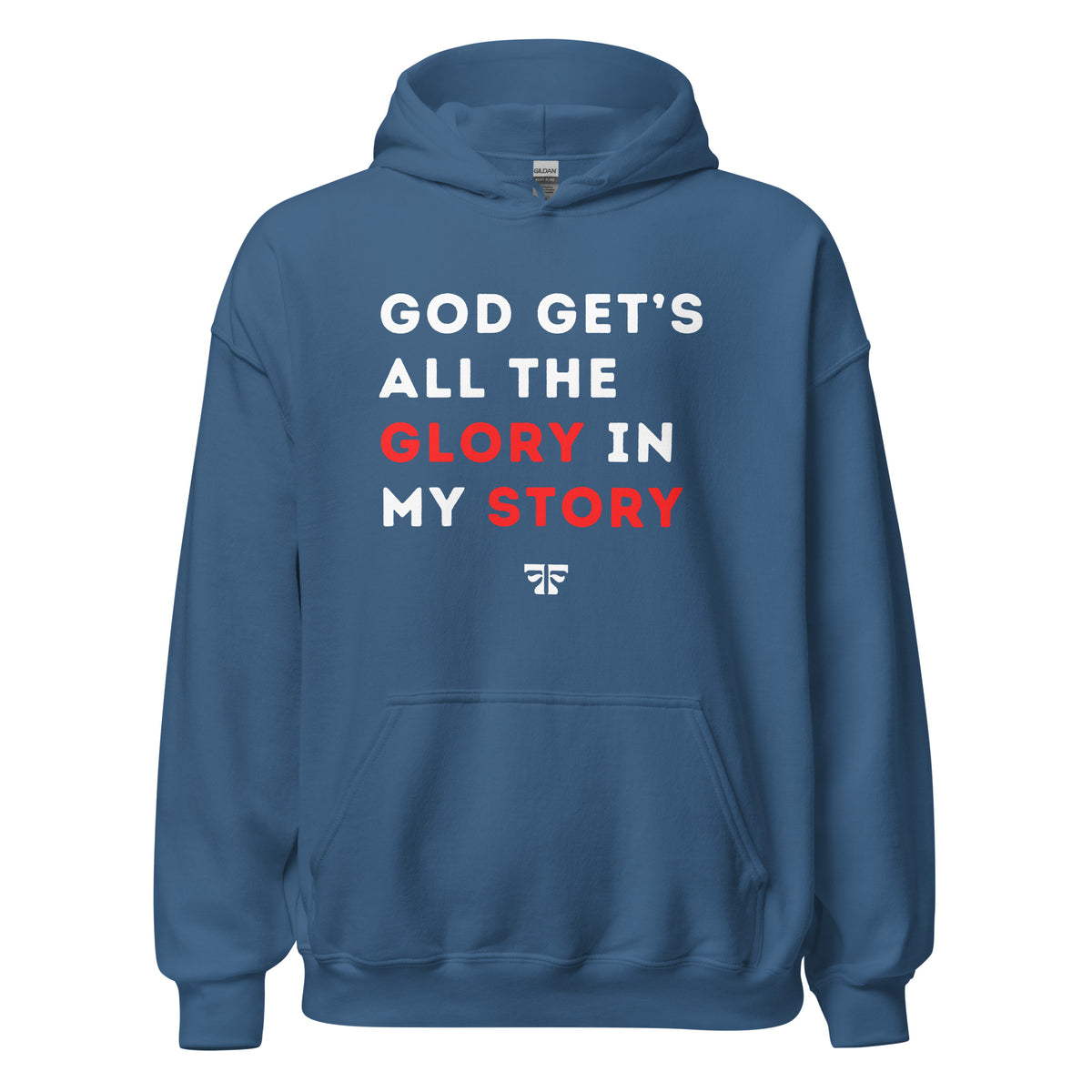 God Get's All The Glory Unisex Hoodie Dark - Plus Size