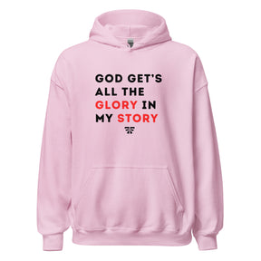 God Get's All The Glory Unisex Hoodie Light