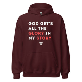 God Get's All The Glory Unisex Hoodie Dark